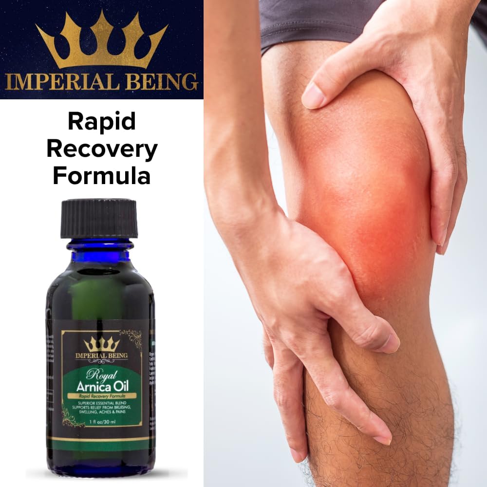 زيت عطري رويال - مزيج عشبي عضوي لاستعادة العضلات ودعم الكدمات ومرونة المفاصل وحيوية البشرة - يدوم لفترة اطول من كريم او جل العطاس - غني بالزيوت العطرية (4 اونصة)