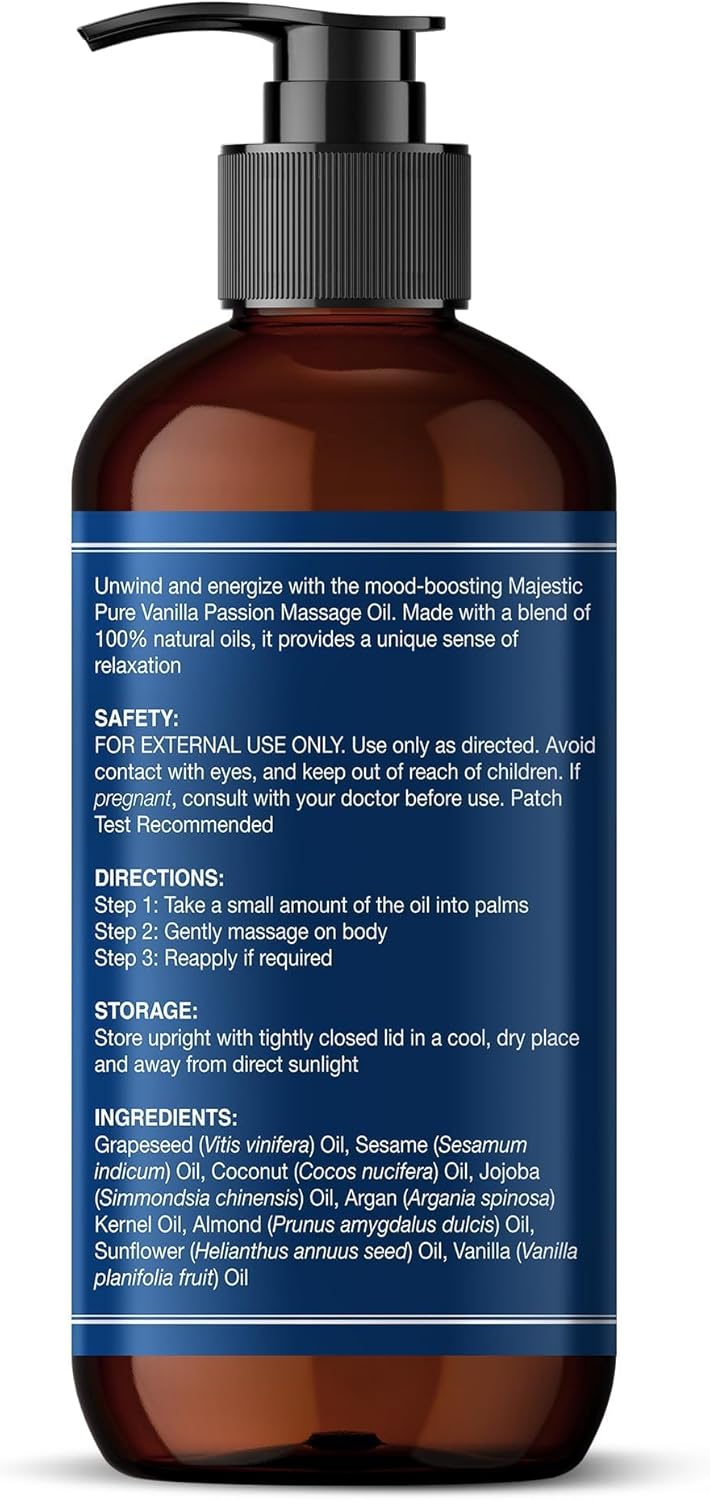 زيت تدليك العضلات المجهدة ارنيكا من ماجيستيك بيور للجسم -أفضل علاج طبيعي بزيوت عطرية برائحة اللافندر والكاموميل - يعمل على تدفئة واسترخاء وتدليك المفاصل وتخفيف ألام المفاصل- 8 أونصة سائلة.