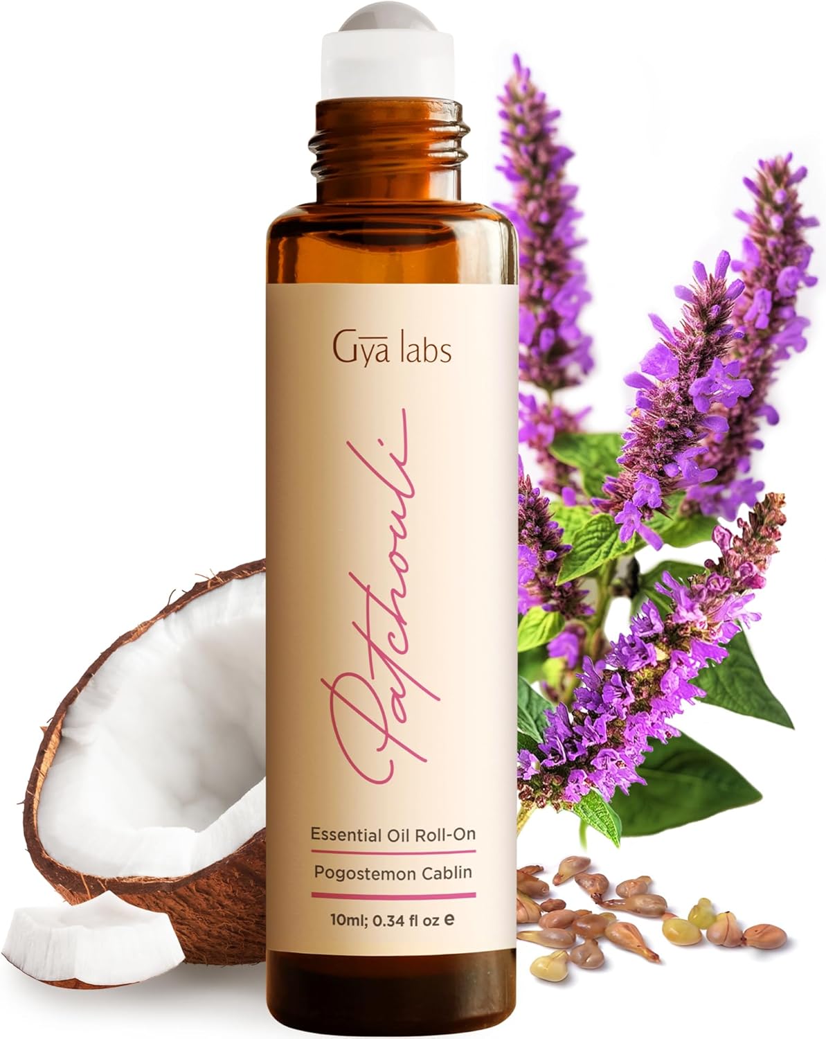 زيت تدليك مريح وحسي من جيا لابس للأزواج - زيت جسم غني باليلانغ يلانغ والروز جيرانيوم والارغان العضوي للبشرة - 100٪ زيت تدليك طبيعي ونقي - (200 مل)