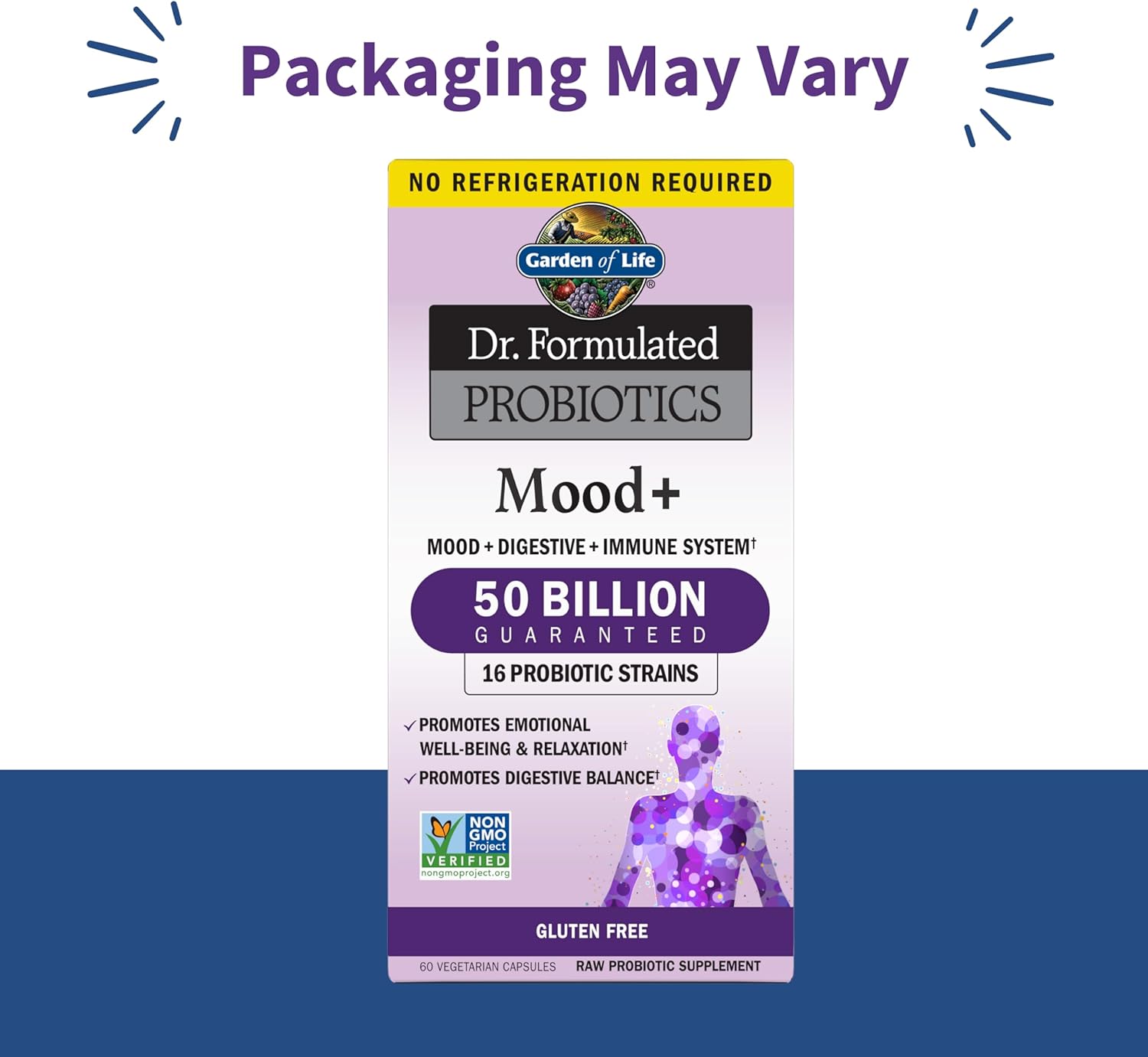 جاردن أوف لايف دكتور فورميوليتد بروبيوتيكس مود+ 50 مليار، 60 كبسولة