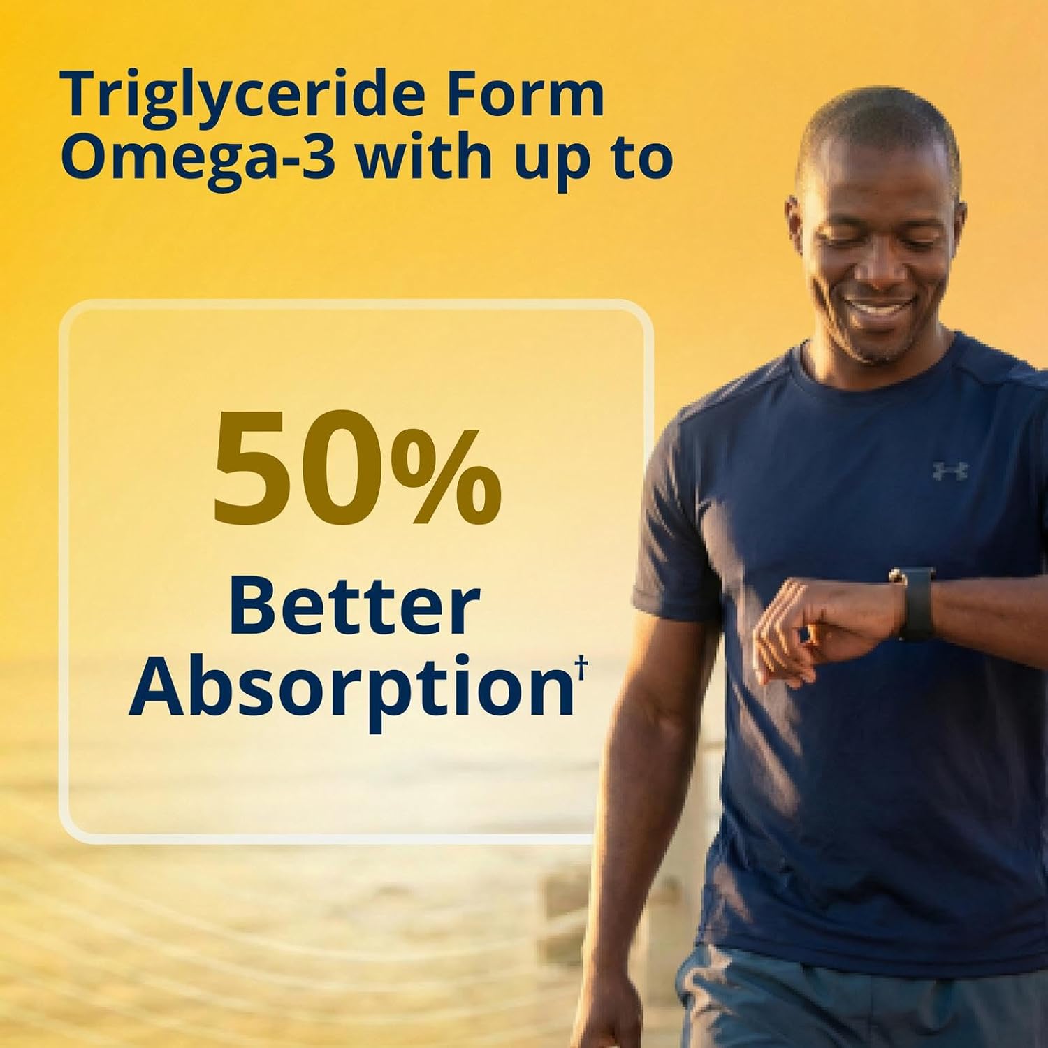 ميتاجينيكس زيت اوميجا جينيكس EPA-DHA 1000 - مكمل يومي لدعم صحة القلب والأوعية الدموية والعضلات الهيكلية والجهاز المناعي، 120 قطعة