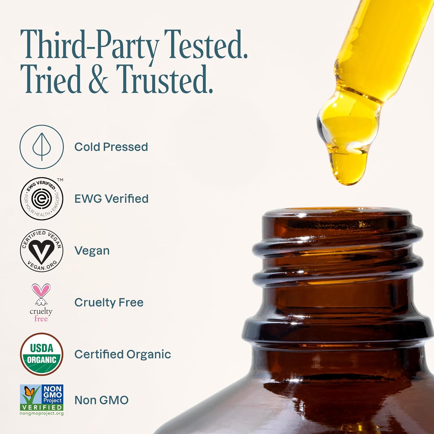 زيت الأرغان العضوي المعتمد من وزارة الزراعة الأمريكية من كليجانيك، نقي بنسبة 100% | للشعر والوجه والبشرة | زيت طبيعي معصور على البارد، مستورد من المغرب