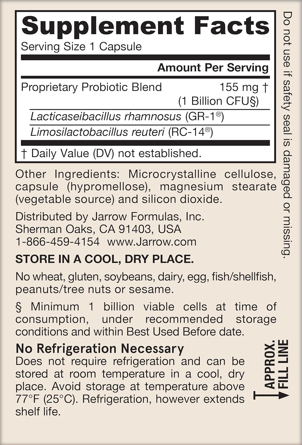 جارو فورميولاز بروبيوتيك فيم-دوفيلوس 1 مليار CFU مع سلالتين فعالين سريريا، مكمل غذائي لدعم المسالك البولية، 30 كبسولة نباتية، تكفي 30 يوم