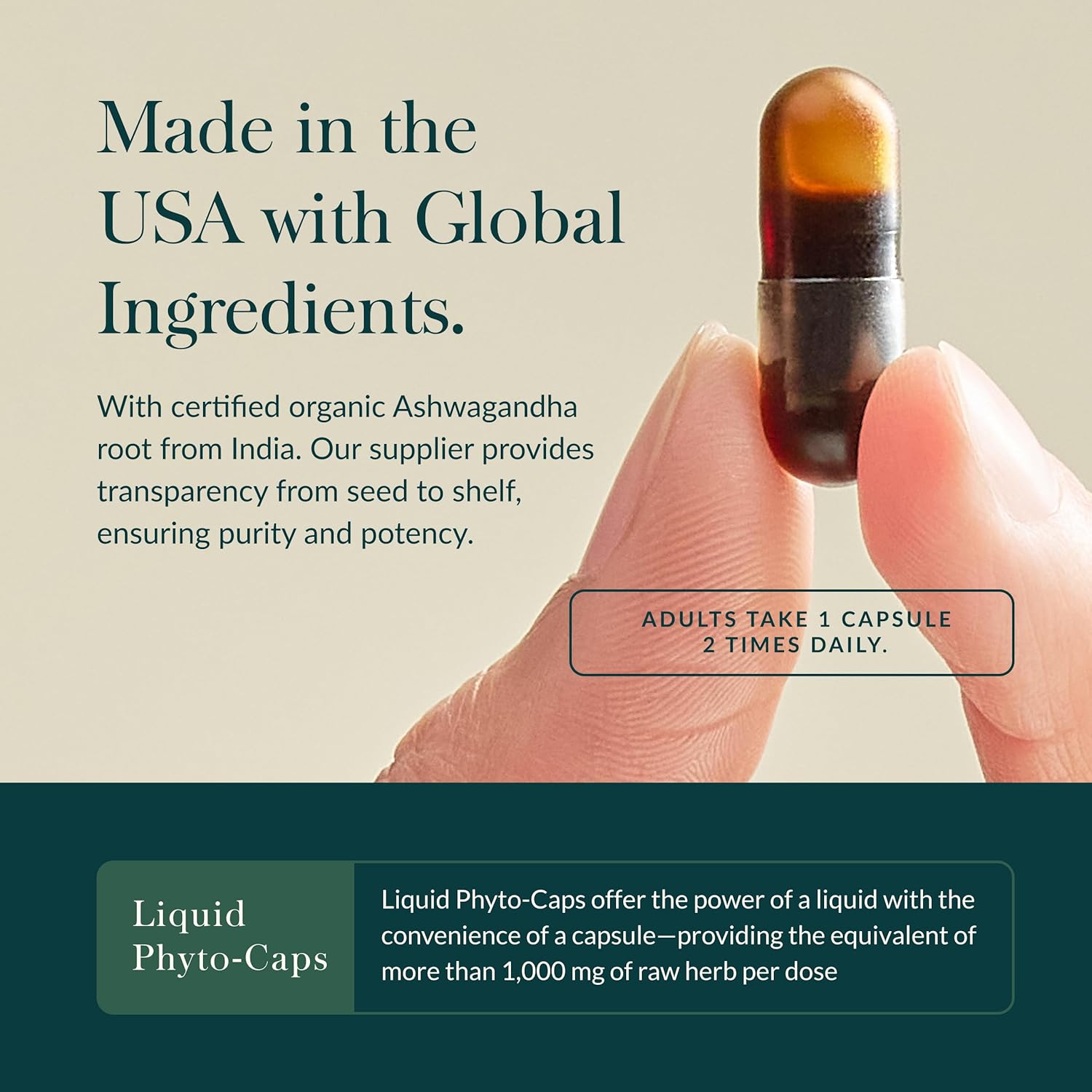 مكمل غذائي للجنسين من جيا هيربس على هيئة كبسولات - الحجم 60 كبسولة